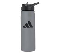 adidas Unisex Metal Bottle Screw Top 0.6 liter, grey/black, One size