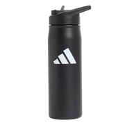 Adidas Gourde en métal avec paille 0,6 L Noir/Noir Taille 1