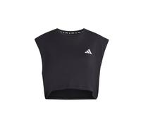 adidas Damen adi365 Running Essentials Crop T-Shirt, Black, L