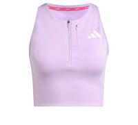 Adidas Adizero Running Gel Pocket Crop Sports Top Violet XS Femme