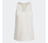 Adidas Train Essentials Minimal Branding Racerback Sleeveless T-shirt Blanc L Femme