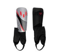 ADIDAS PERFORMANCE Housse 'Messi Match Shin Guards' rouge / noir / argent, Taille M