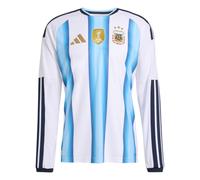 ADIDAS PERFORMANCE Maillot 'Argentina 26 Home Authentic Long Sleeve' bleu clair / moutarde / noir / blanc, Taille S