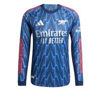 Maillot authentique extérieur manches longues Arsenal25/26 Night Indigo / Matte Silver S