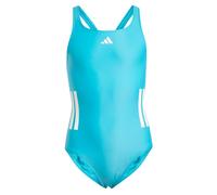 ADIDAS PERFORMANCE Maillot de bain de sport '3-Stripes C-Back Swimsuit' aqua / blanc, Taille 152