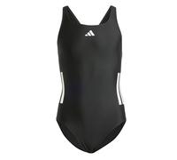 Adidas 3 Stripes C Back Swimsuit Noir 11-12 Years Fille