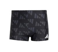 ADIDAS PERFORMANCE Maillot de bain de sport 'Logo Graphic Swim Boxers 2' anthracite / noir / blanc, Taille L