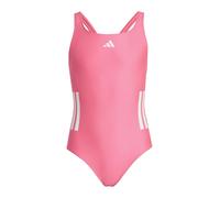 adidas - Kid's 3 Stripes Bold Swimsuit - Maillot de bain - 104 - lucid pink / white