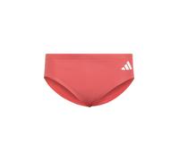 adidas Herren 3 Stripes Swim Trunks, Semi Lucid Red/White, 30