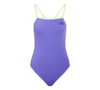 adidas Femme Thin Straps V-Back Swimsuit Swimwear, Solar Purple, 32
