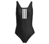 adidas Maillot de bain 3 Stripes Mid Suit Femme Taille 36 Noir/Blanc