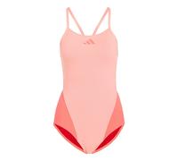 adidas Femme Ripstream Team Thin Straps C-Back Swimsuit Swimwear, Frozen Turbo/Solar Turbo, 34
