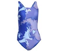 ADIDAS PERFORMANCE Maillot de bain sport 'Tie-Dyed Graphic V-Back' bleu / bleu clair / lilas / blanc, Taille XXXL-4XL