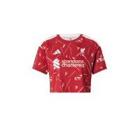 Adidas Liverpool Fc 26/27 Crop Home Woman Short Sleeve T-shirt Rose L Femme