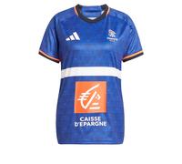 ADIDAS PERFORMANCE T-shirt fonctionnel 'France Handball Replica' bleu / orange / blanc, Taille XL-XXL