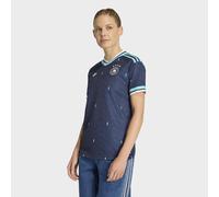 Adidas Germany 26/27 Away Woman Short Sleeve T-shirt Bleu XL Femme