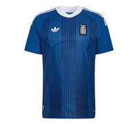 Adidas Greece 26/27 Authentic Away Short Sleeve T-shirt Bleu XS Homme
