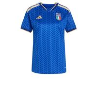 Adidas Italy 26/27 Replica Home Woman Short Sleeve T-shirt Bleu 2XS Femme