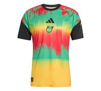 ADIDAS PERFORMANCE Maillot 'Jamaik 26 x Bob Marley' jaune d'or / citron vert / rouge feu / noir, Taille L