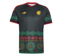 Adidas Performance Maillot Jamaika 26 x Bob Marley jaune/émeraude/rouge/noir Taille XXL