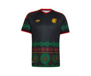 ADIDAS PERFORMANCE Maillot 'JFF A' jaune / vert / rouge / noir, Taille L