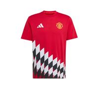 Adidas Manchester United Stadium Graphic Short Sleeve T-shirt Rouge L Homme