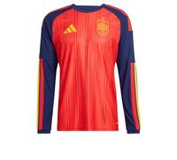 ADIDAS PERFORMANCE Maillot 'Spain 26 Home Authentic Long Sleeve' bleu foncé / jaune d'or / rouge foncé, Taille XXL