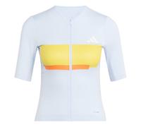 ADIDAS PERFORMANCE Maillot 'Tempo Neo Heritage' bleu pastel / jaune / orange / blanc, Taille S