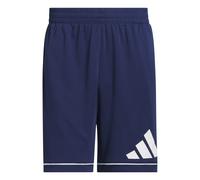 ADIDAS PERFORMANCE Pantalon de sport 'Basketball Badge of Sport' bleu foncé / blanc, Taille M