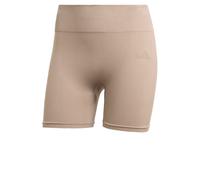 adidas Damen Workout Essentials Knit 4Inch Leggings, chalky brown, XS