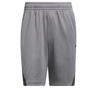 adidas Homme Legends 3-Stripes Basketball Shorts, Grey Three/Black, XS 7 inch