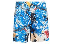 Adidas Manchester United Stone Roses Aop Shorts Bleu S Homme