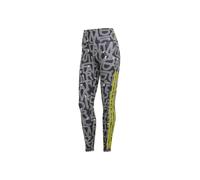 adidas Damen x RIO FARM RIO OPTIME LEGGINGS, black/Crystal Linen/unity lime, M