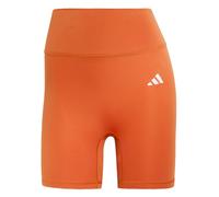 adidas Damen Optime Essentials Workout Short Leggings, fox orange, XXL