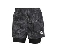 Adidas Own The Run Spray Dye 2in1 Shorts Gris XS Femme