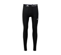 ADIDAS PERFORMANCE Pantalon de sport 'TECHFIT Compression Training 3-Stripes Long' noir / blanc cassé, Taille XL