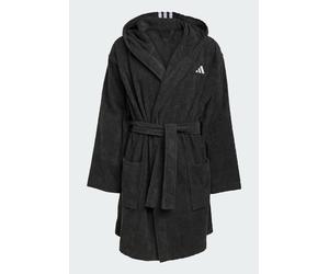 ADIDAS PERFORMANCE Peignoires de bain de sport 'Hooded' noir / blanc, Taille M