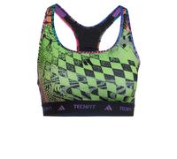 ADIDAS PERFORMANCE Soutien-gorge de sport 'Adidas x Jeremy Scott' bleu roi / citron vert / orange foncé / noir, Taille XXXS-XXS