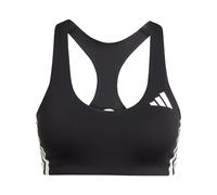 Adidas Brassière Adizero Run Maintien moyen noir pur blanc - S-AB