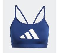 ADIDAS PERFORMANCE Soutien-gorge de sport 'Aeroreact' bleu foncé / blanc, Taille XL-XXL