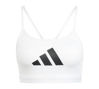 ADIDAS PERFORMANCE Soutien-gorge de sport 'Aeroreact' noir / blanc, Taille M-L