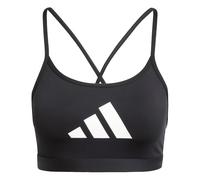 Adidas Aeroreact Big Logo Graphic Sports Bra Noir XS Femme