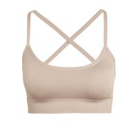 Adidas Brassière femme Workout Essentials Knit maintien léger rembourrée Marron L