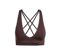 adidas Damen Workout Essentials Seamless Knit Light Support Bra, Aurora Coffee, XS