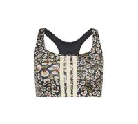 ADIDAS PERFORMANCE Soutien-gorge de sport 'FARM' olive / rose / noir / blanc, Taille M