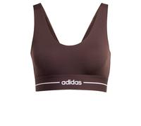 ADIDAS PERFORMANCE Soutien-gorge de sport 'Hyperglam' chocolat / blanc, Taille L