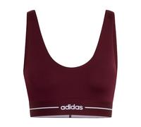 ADIDAS PERFORMANCE Soutien-gorge de sport 'Hyperglam' rouge foncé / blanc, Taille L
