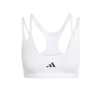 adidas Damen Optime Workout Strappy Light Support Bra, White, S