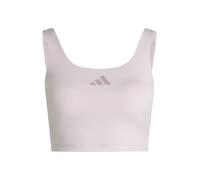 Top adidas Optime rose clair beige femme - L