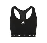 ADIDAS PERFORMANCE Soutien-gorge de sport 'Powerreact Training Medium-support Techfit' noir / blanc, Taille XXS